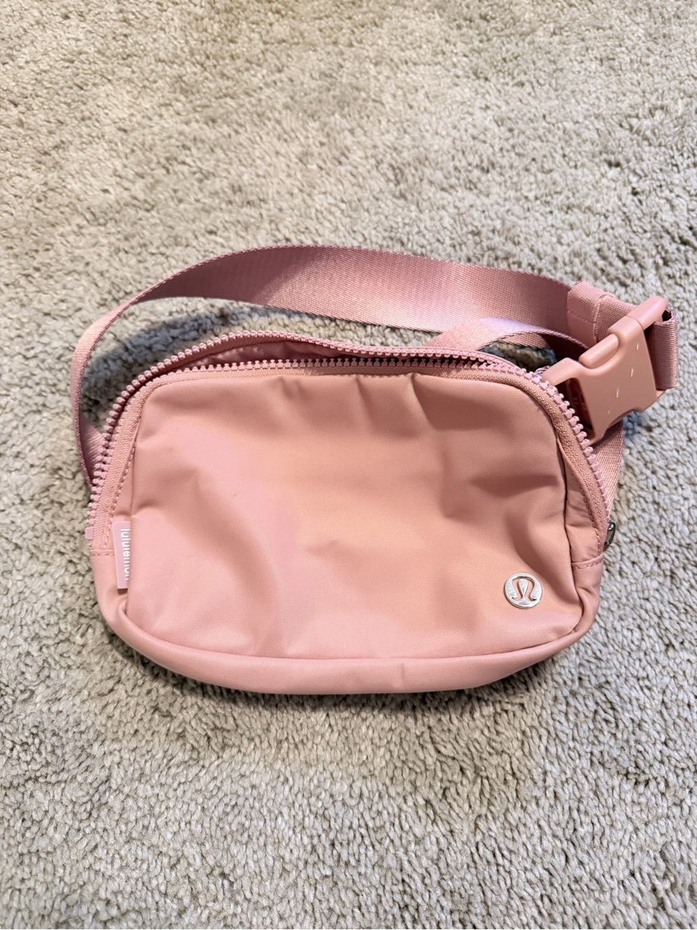 lululemon athletica Blush Pink Crossbody Belt Bag